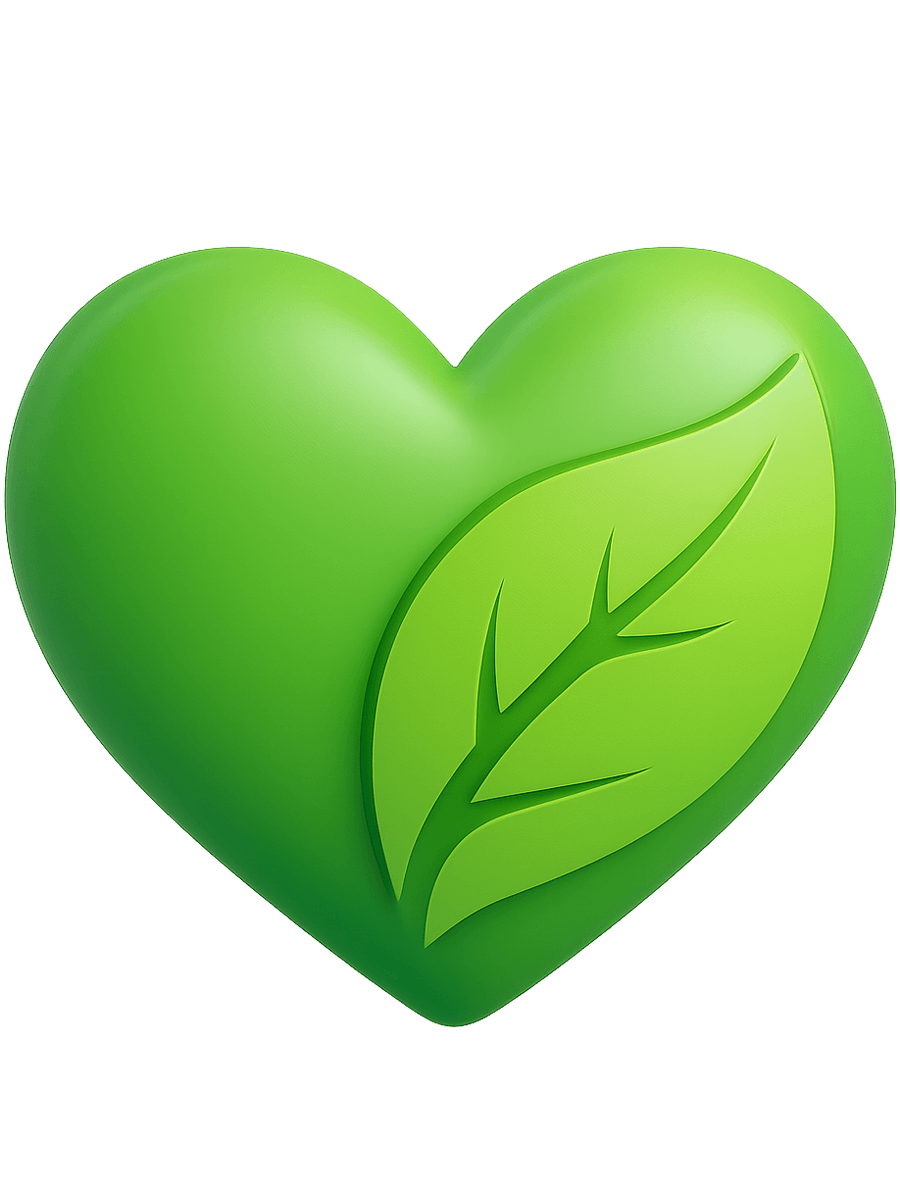 Herz grün