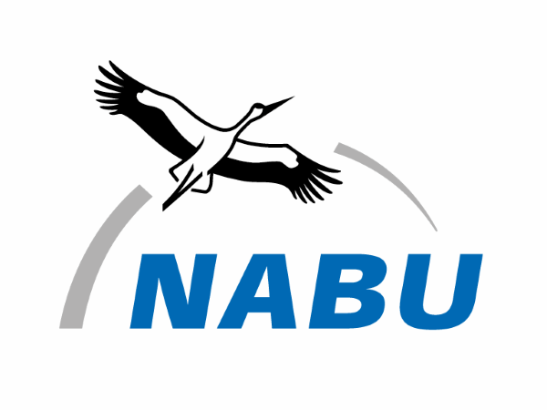 NABU Logo mit Weißstorch